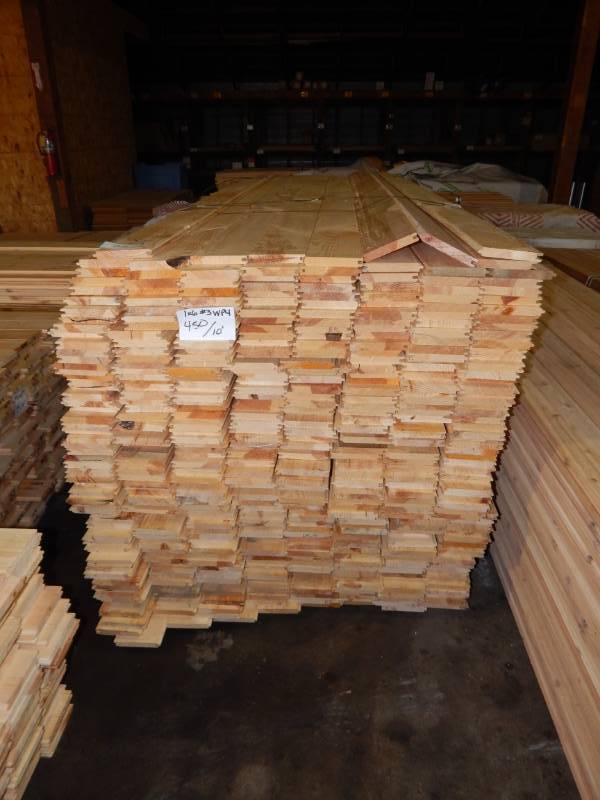 lot 22 image: 1 x 6 #3 Pine WP4 Tongue & Groove Paneling