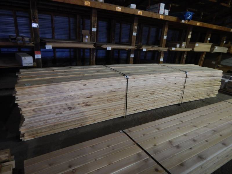 lot 33 image: 1 x 6 #3 Pine WP4 Tongue & Groove Paneling