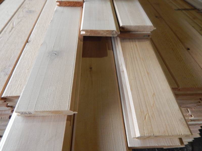 1" x 5" Cedar WP4 Tongue & Groove Paneling Deerwood Lumber