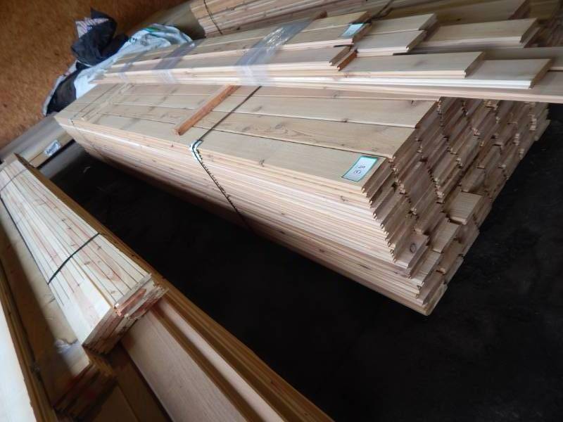 lot 38 image: 1 x 6 Cedar WP4 Tongue & Groove Paneling