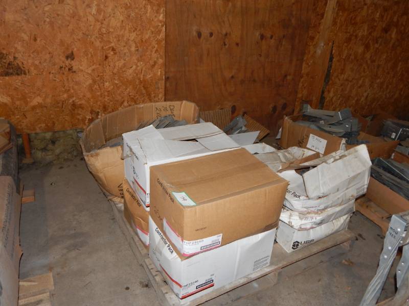 lot 79 image: 1 Pallet of various Metal Construction Hangers