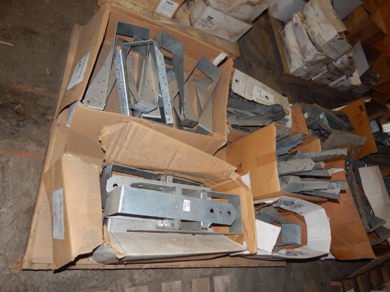 lot 80 image: 1 Pallet of various Metal Construction Hangers