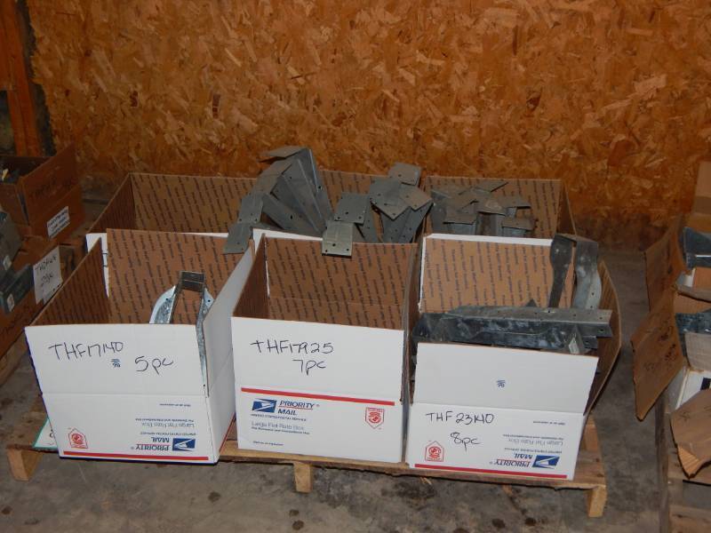 lot 83 image: 1 Pallet of various Metal Construction Hangers