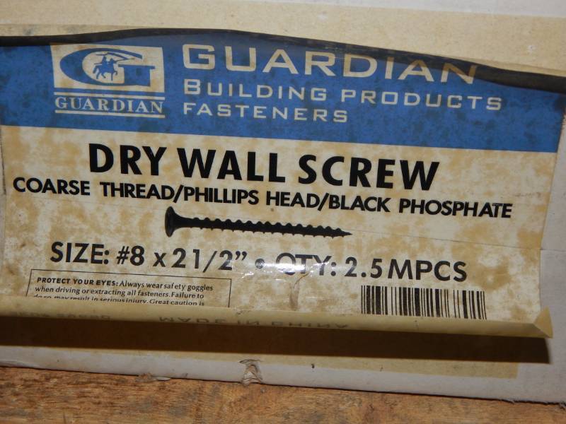 lot 108 image: 2-12 Drywall Screws