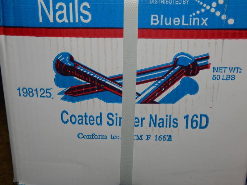 lot 137 image: 16d cement coated sinkers