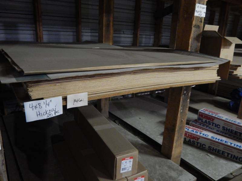 lot 146 image: 4 x 8 x 14 hickory sheeting