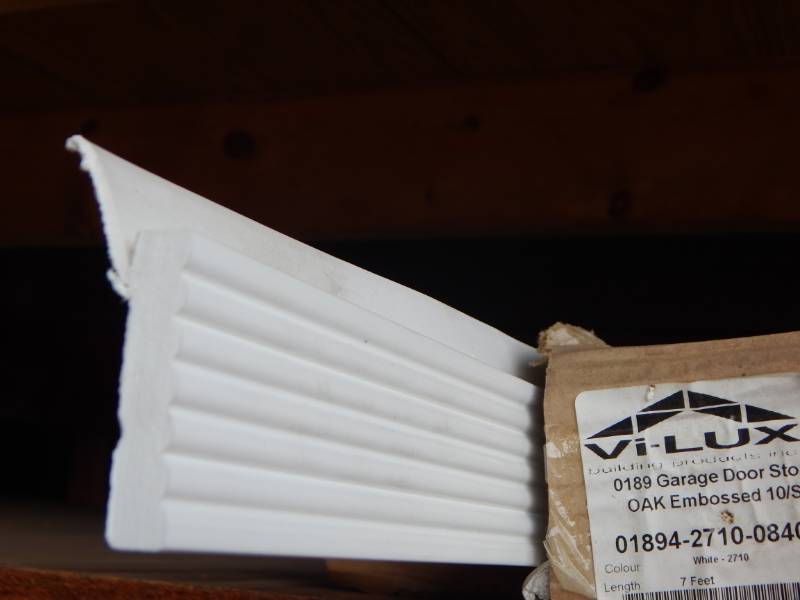 lot 275 image: White Garage Door Weatherstrip