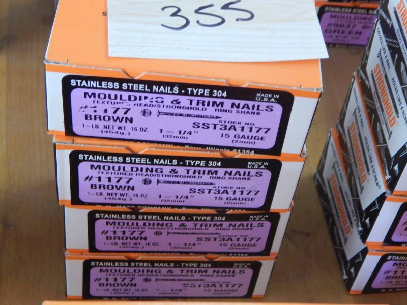 lot 355 image: Brown Fascia Nails