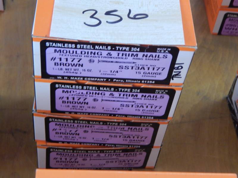 lot 356 image: Brown Fascia Nails
