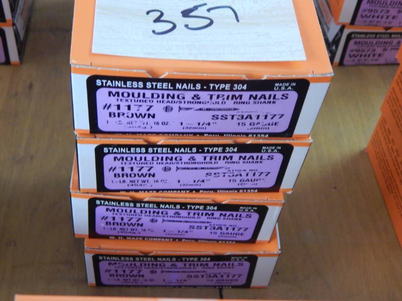 lot 357 image: Brown Fascia Nails