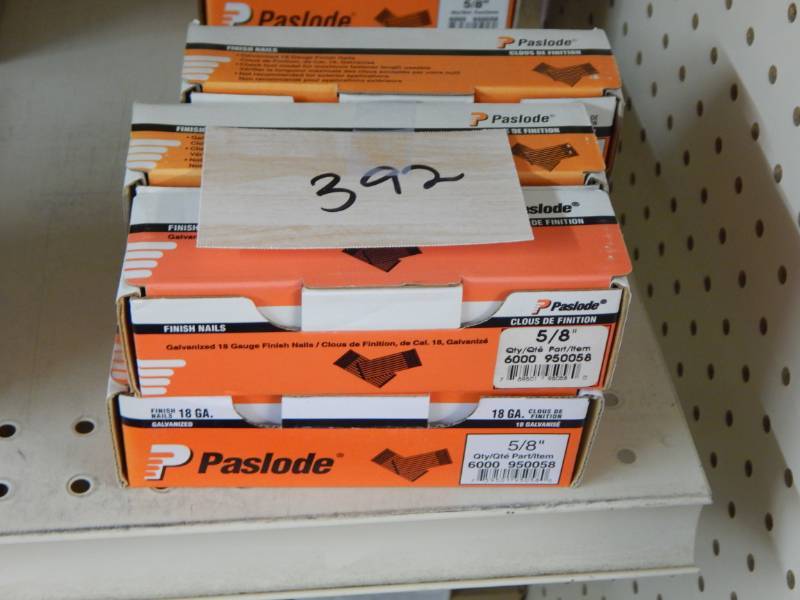 lot 392 image: Paslode 18 gauge Staples