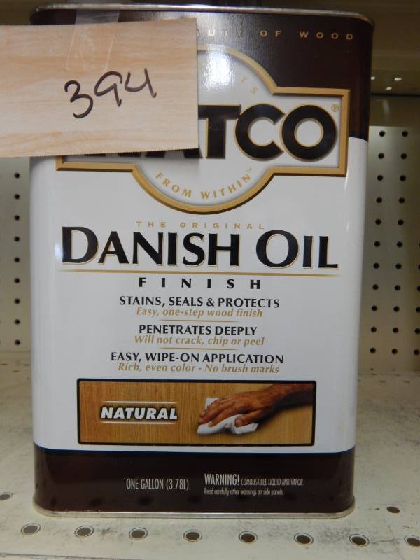 lot 394 image: Watco Danish Oil Stains