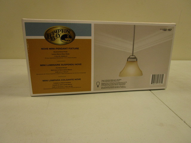lot 215 image: HAMPTON BAY HANGING LIGHT