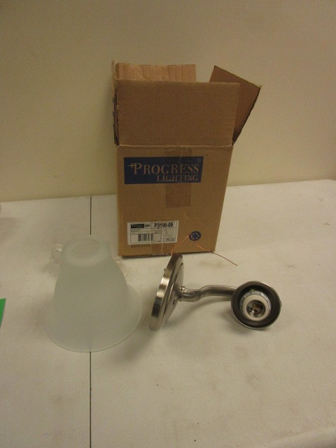 lot 219 image: PROGRESS LIGHTING WALL LIGHT