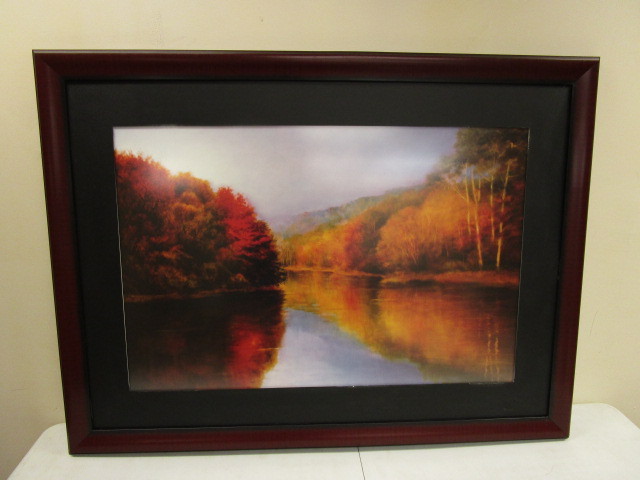lot 232 image: AUTUMN FOREST PRINT