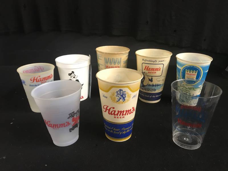 lot 109 image: Collection of Hamms Beer cups