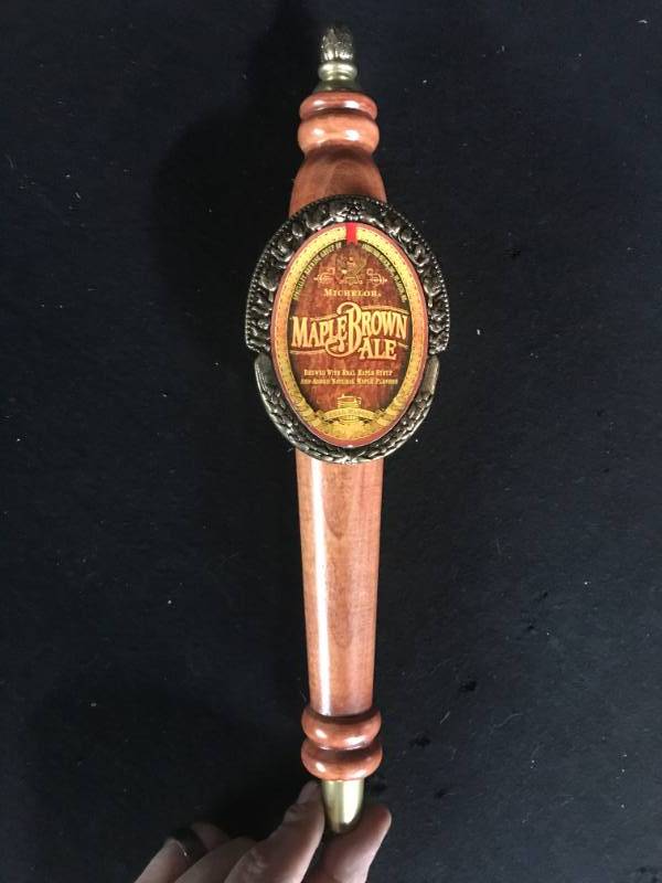 lot 121 image: Michelob Brown Ale tall tap handle NIB