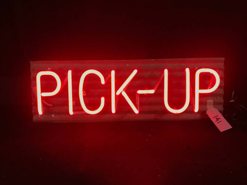 lot 141 image: Pick-Up neon