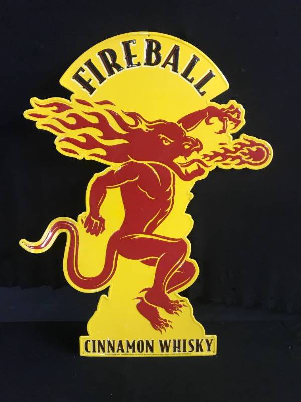 lot 159 image: Fireball tin