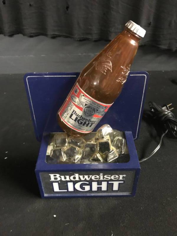 lot 162 image: Bud Light light-up display