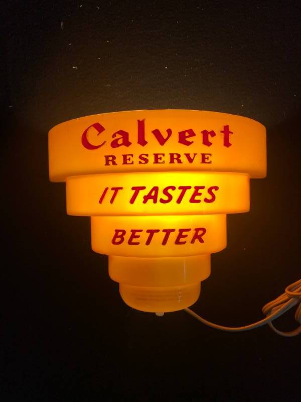 lot 164 image: Calvert Reserve plastic embossed wall lamp