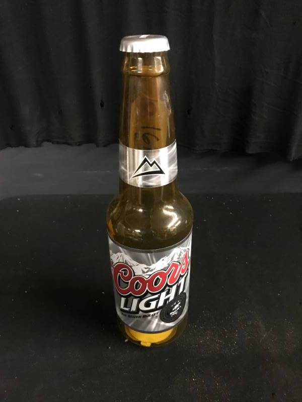 lot 168 image: Coors Light plastic bottle bank