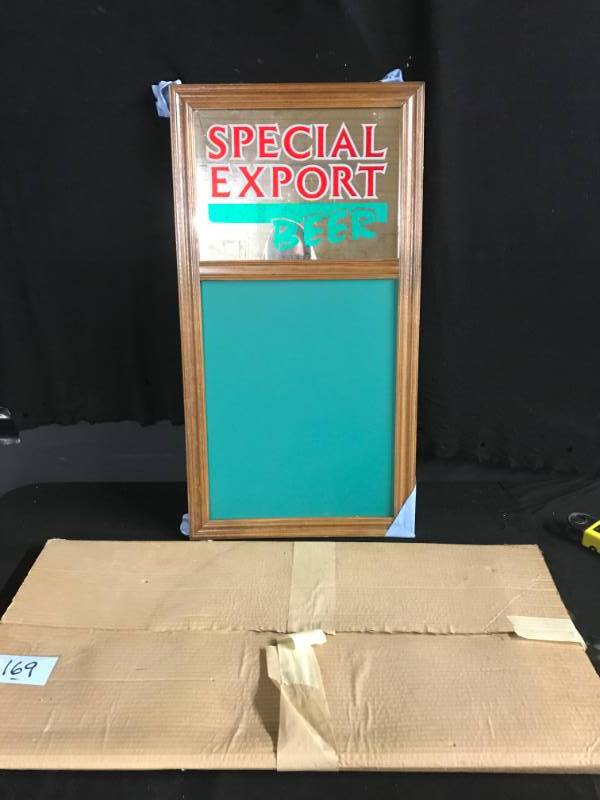 lot 169 image: Special Export mirror  chalkboard