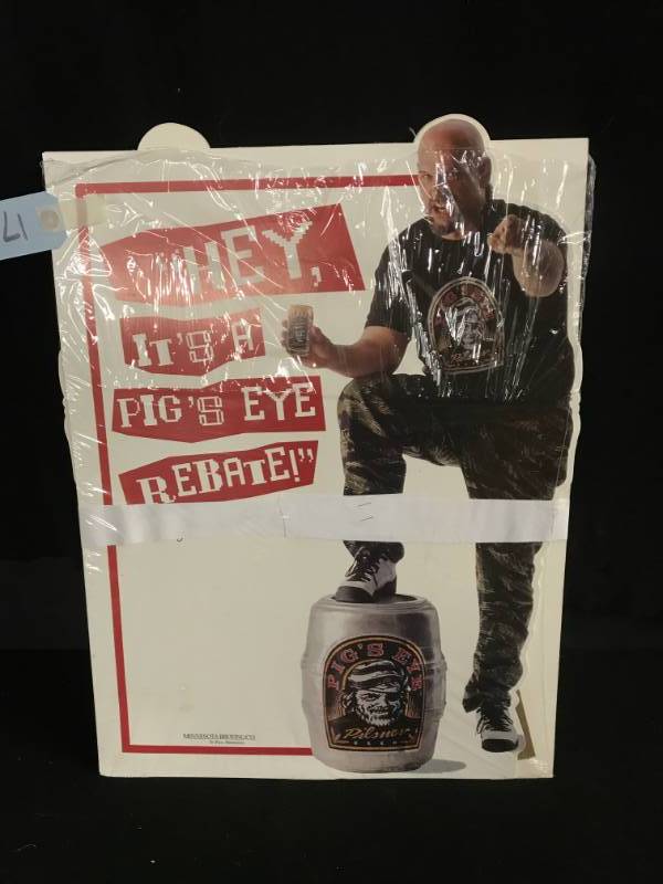 lot 172 image: Pigs Eye Jesse Ventura easel backs