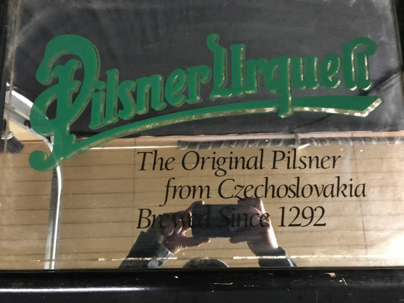 lot 181 image: Pilsner Urquell mirror