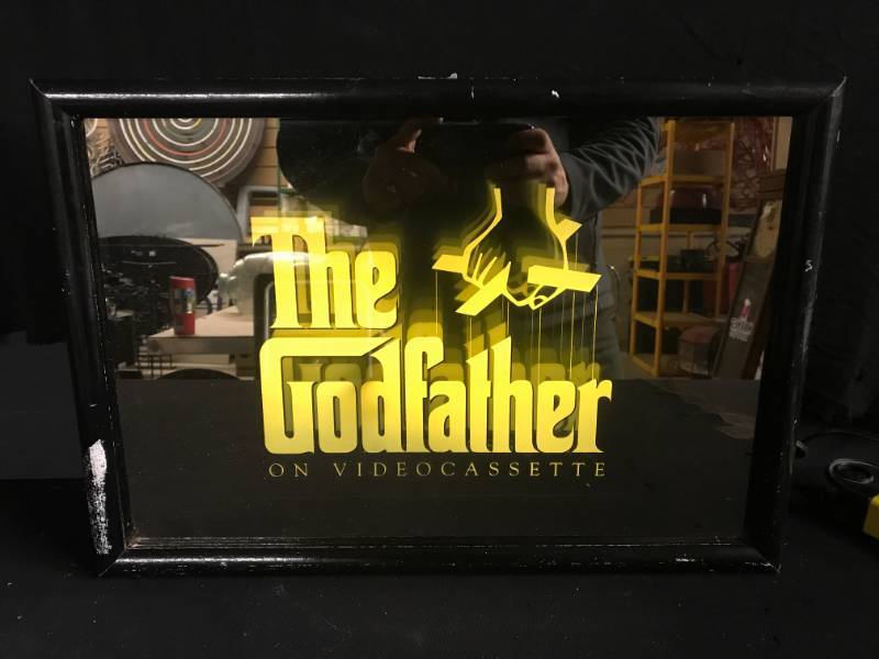 lot 180 image: Godfather mirror  light up