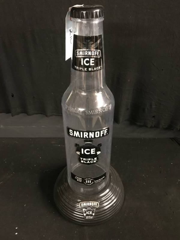 lot 210 image: Smirnoff bottle display
