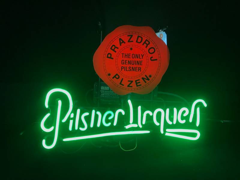 lot 68 image: Pilsner Urquell neon