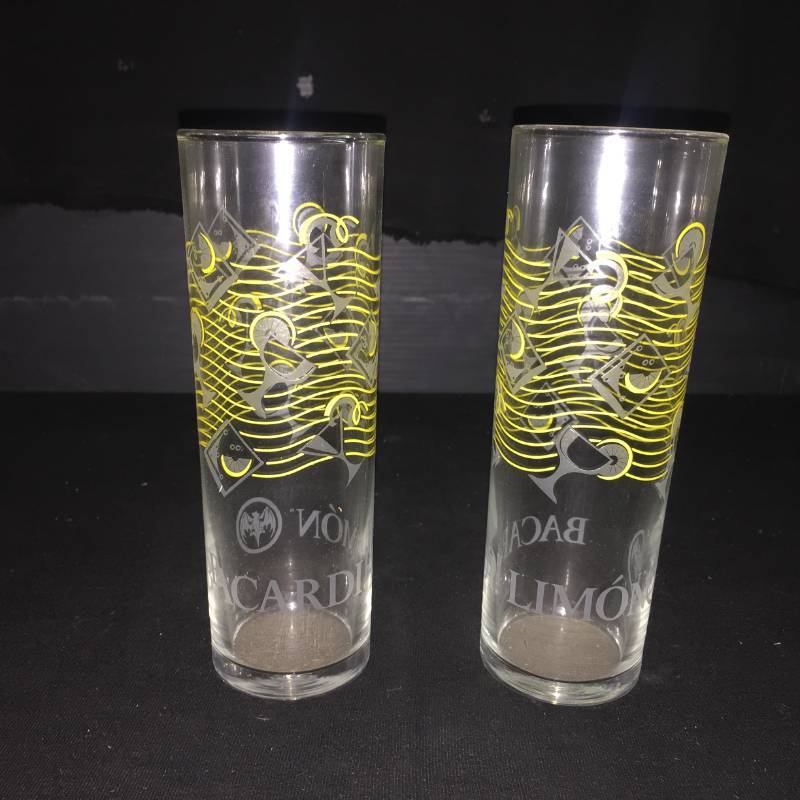 lot 213 image: Bacardi Limon glasses