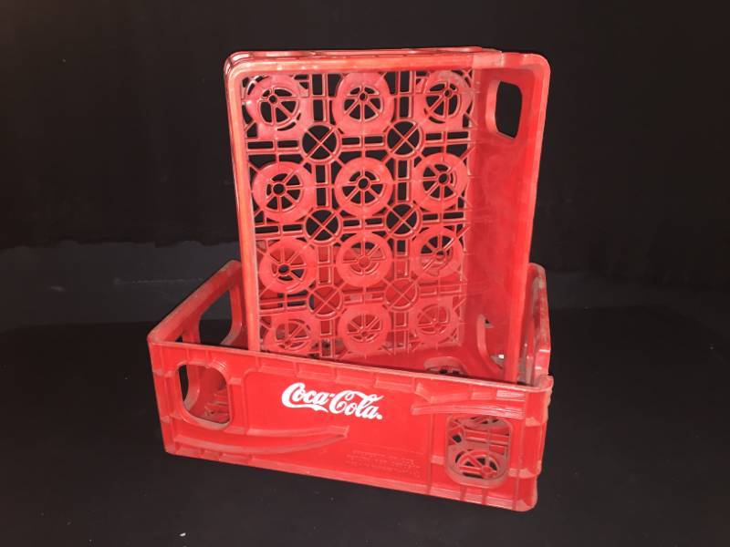 lot 216 image: Coke Coca-Cola plastic crates