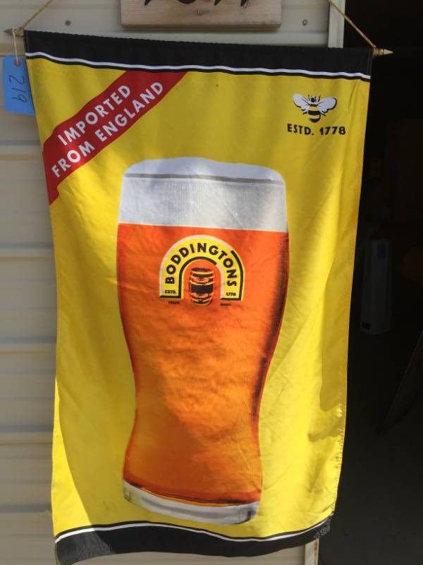 lot 219 image: Boddingtons banner