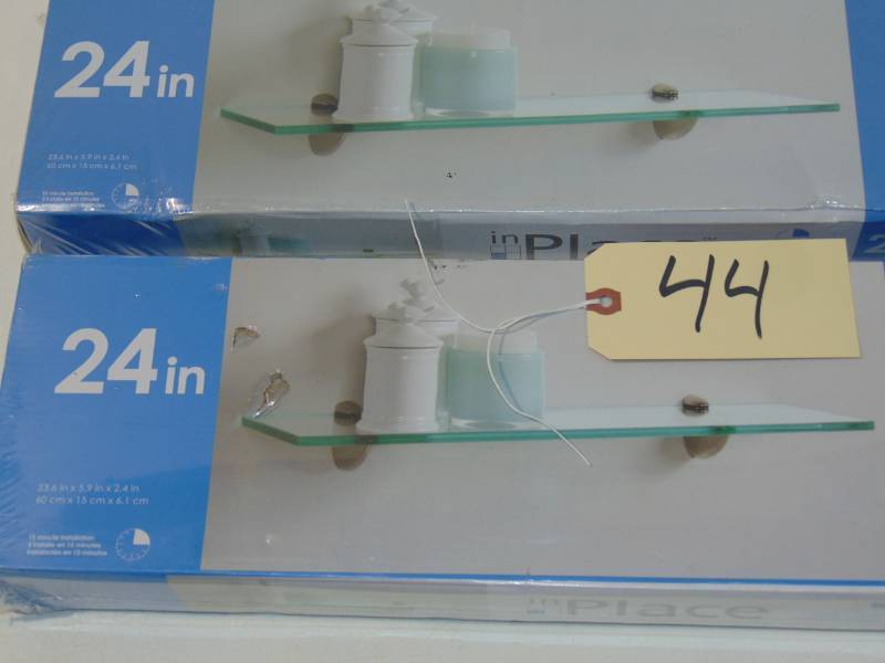 Glass Wall Shelves