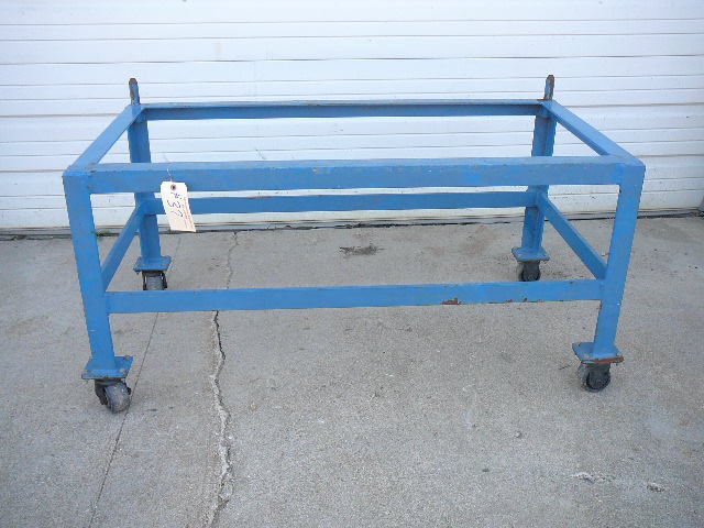 lot 37 image: Heavy Duty Steel Cart on Casters