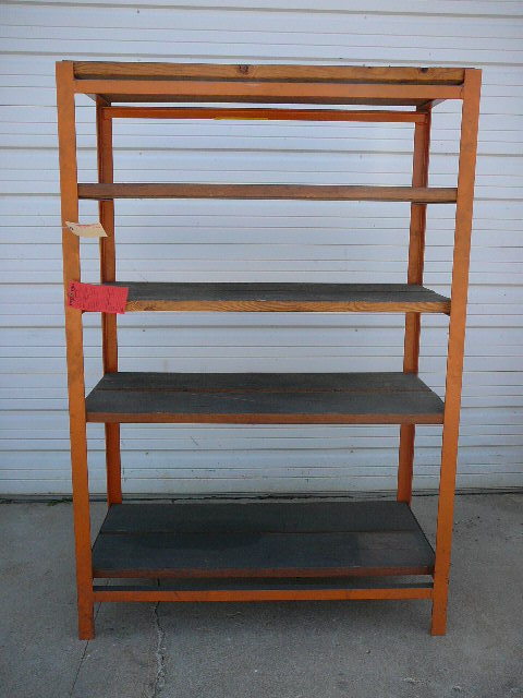 lot 42 image: Heavy Duty Steel Rack With Shelf