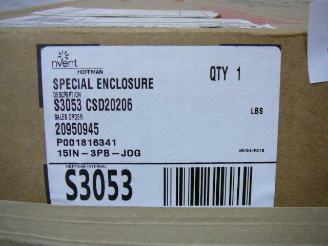 lot 54 image: Hoffman Enclosure Special In Box