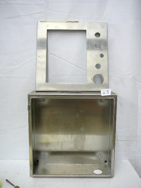 lot 63 image: Hoffman Enclosure Miss Matched Door & Box