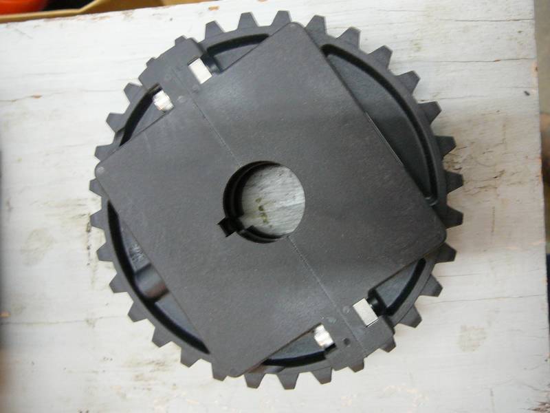 lot 136 image: REXNORD 2 Piece Plastic Sprockets
