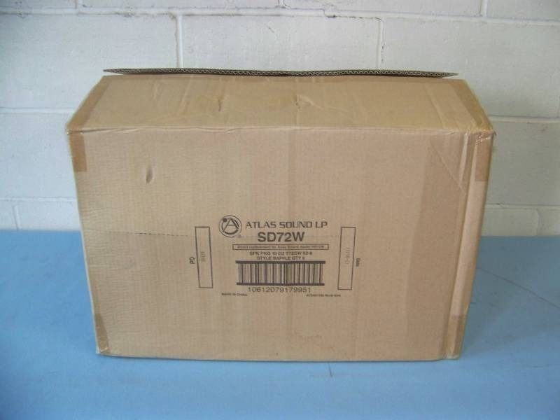 lot 55 image: (6) Atlas Sound, In-Ceiling Speakers  Loudspeakers - NEW in Original Boxes