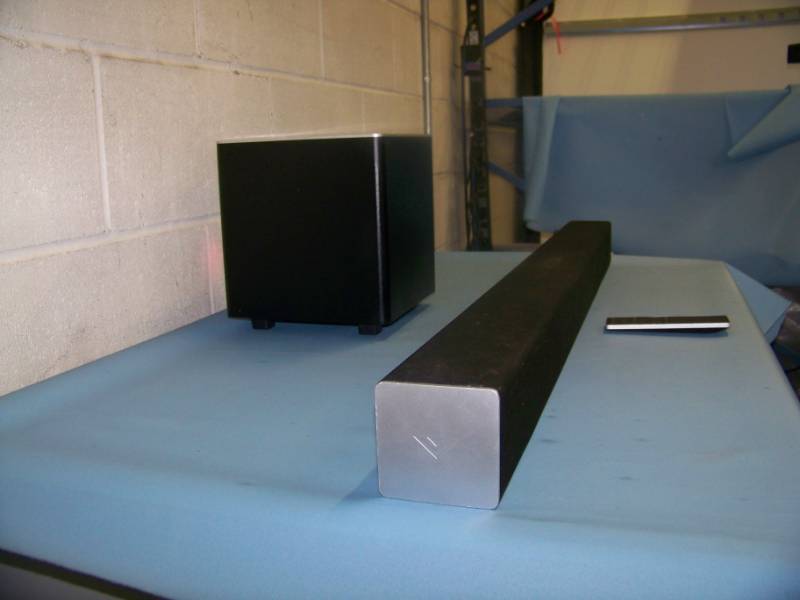 lot 20 image: Vizio, 38 Home TheaterTelevision Soundbar, Wireless Subwoofer  Sub with Bluetooth Connectivity and Remote Control