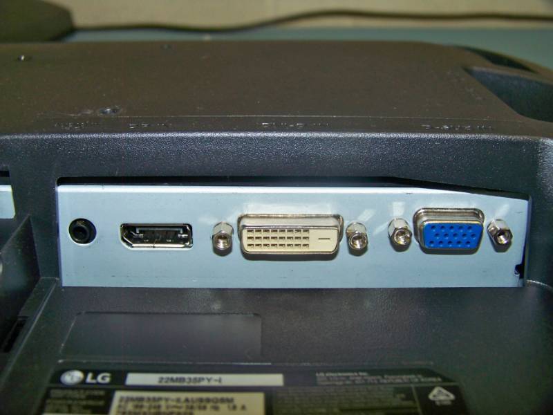 lot 87 image: (2) LG Flat Screen Computer  PC Monitors and (1) Chief, Dual Monitor Stand