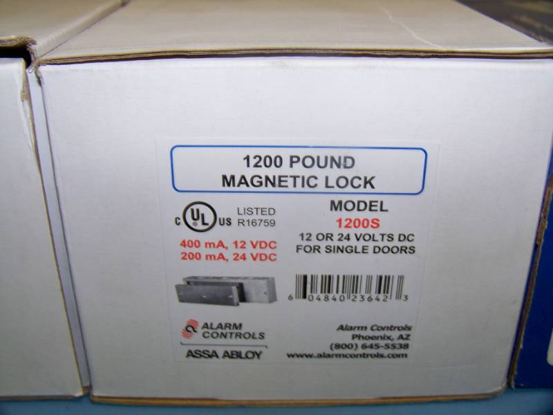 lot 89 image: (3) 1200 lb Magnetic Locks in Original Boxes