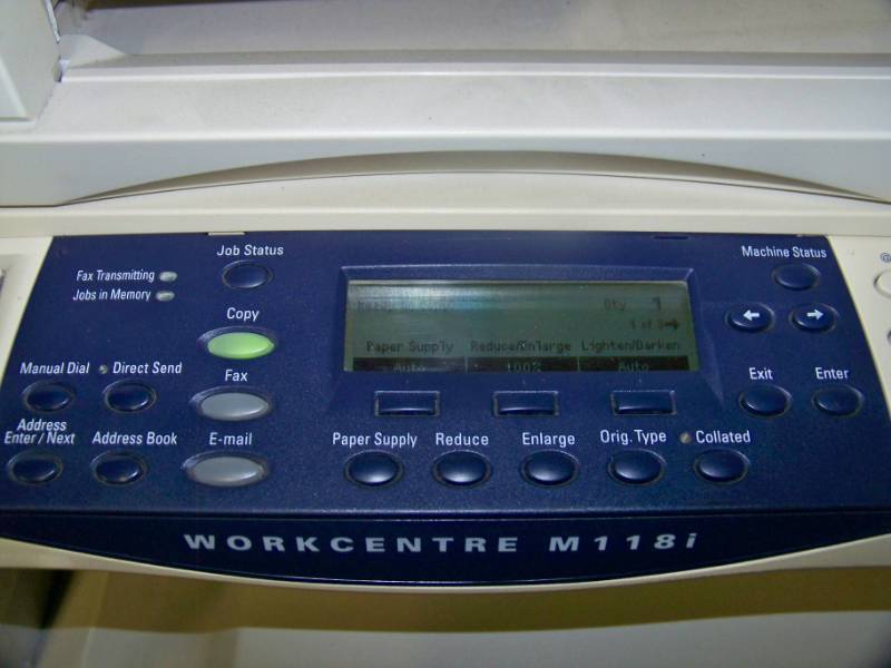 lot 91 image: Xerox, Multifunction BW Office Printer with Multiple Trays and additional Toner Cartridge