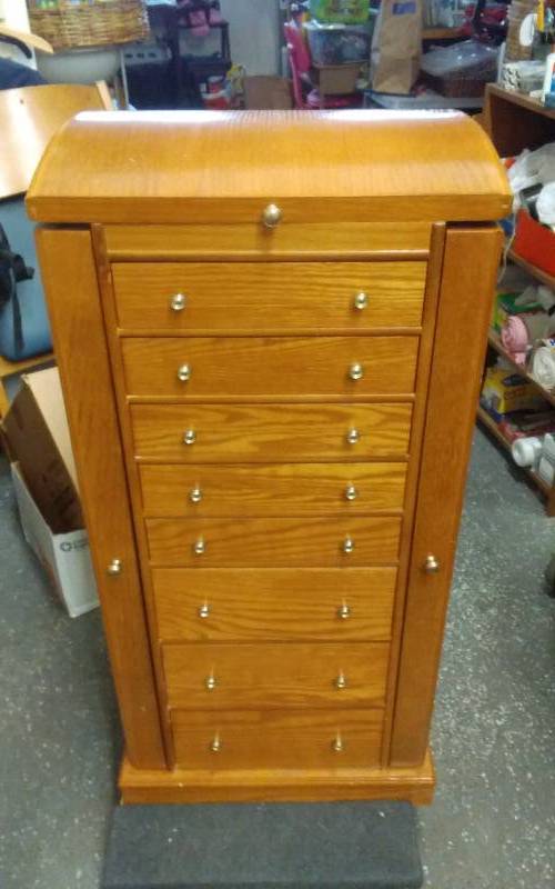 Jewelry Organizer Armoire 18x13x38