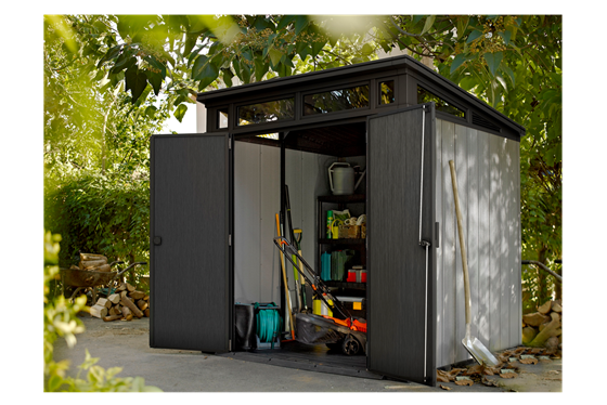lot 30 image: Keter Artisan 7 x 7 Outdoor Shed - Weather Resistant - Assembly Required