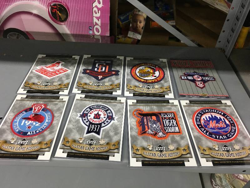 lot 7 image: Upper Deck MLB World Series & All Star Game Patches