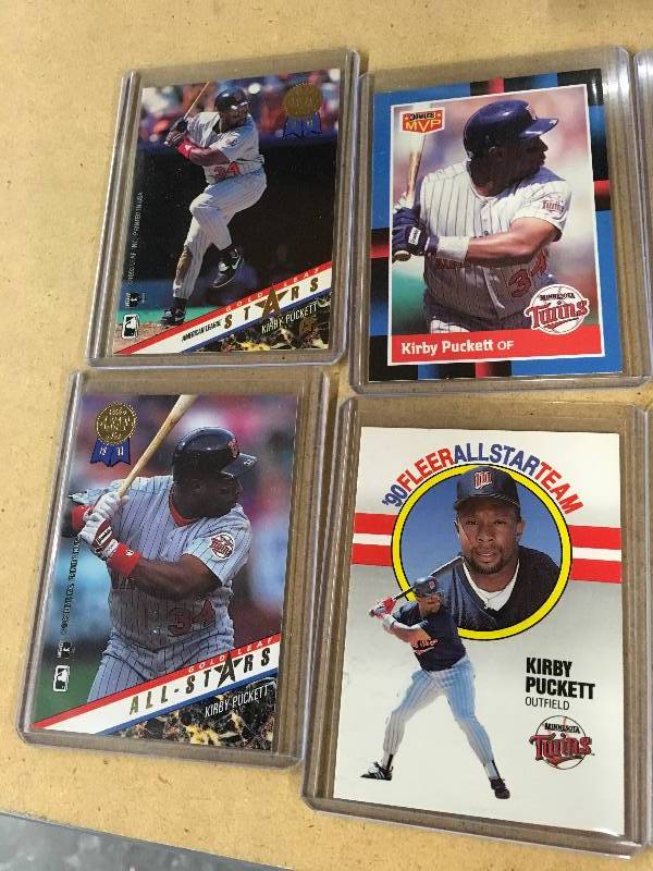lot 14 image: 25 Kirby Puckett Cards